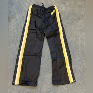 NEW VINTAGE LIMITED TOO NAVY & YELLOW GIRL TRACKPANTS SIZE 10